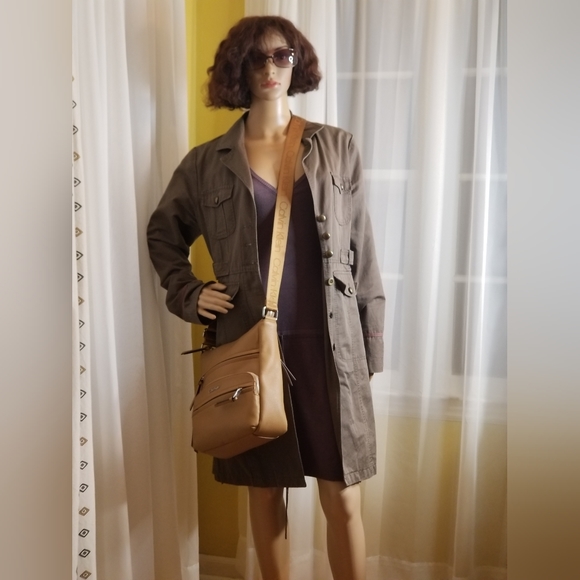 H&M Brown Button-Up Jacket - Picture 6 of 10